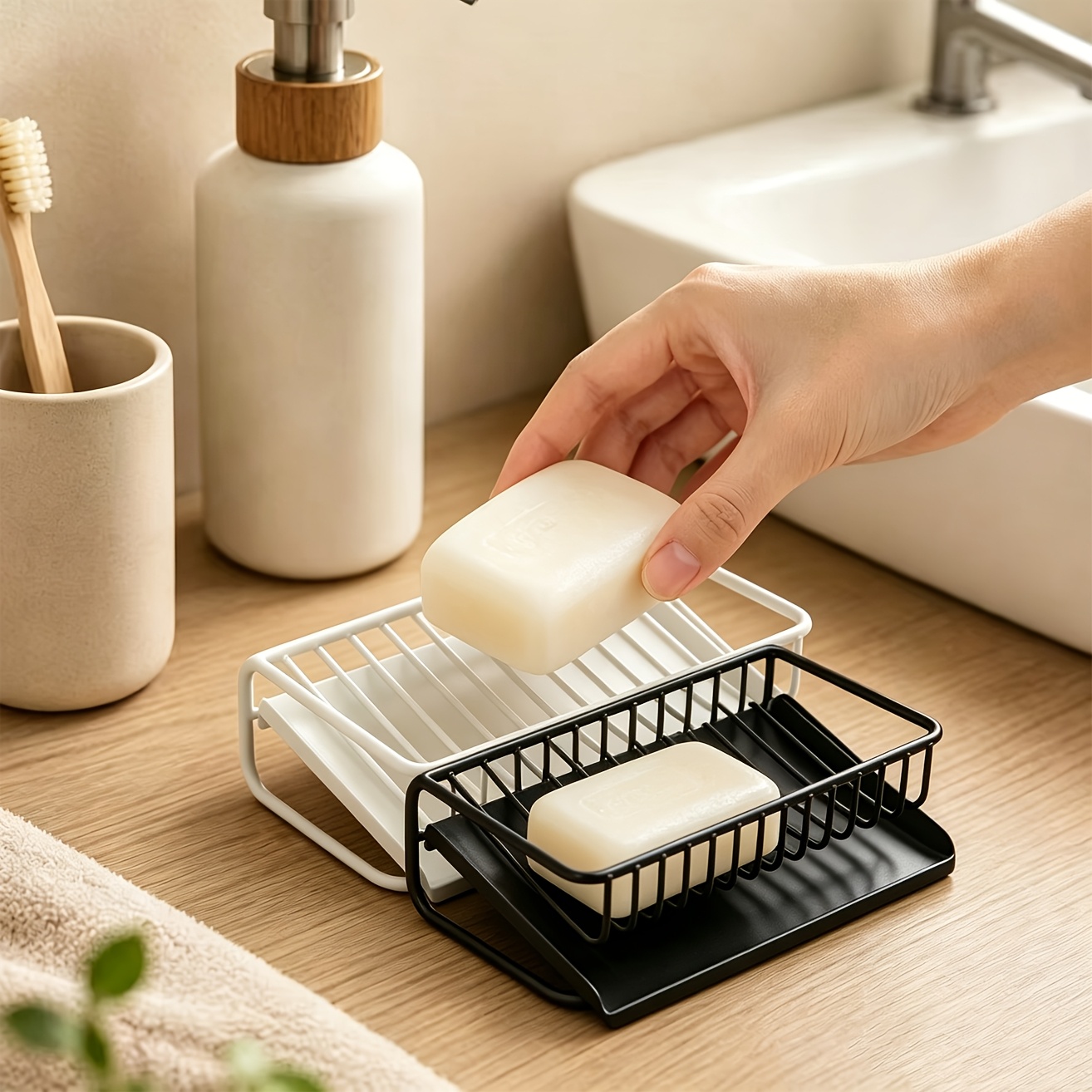 1pc Plastic Soap Dish With Dra - Soap Dish Draining ulasan dan harga