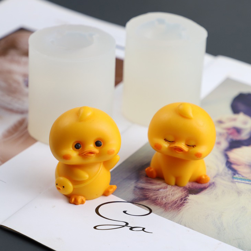 3D Smile Duck Silicone Candle  - Soap Making For Beginners ulasan dan harga
