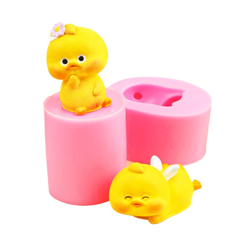 3D Smile Duck Silicone Candle  - Soap Making For Beginners ulasan dan harga