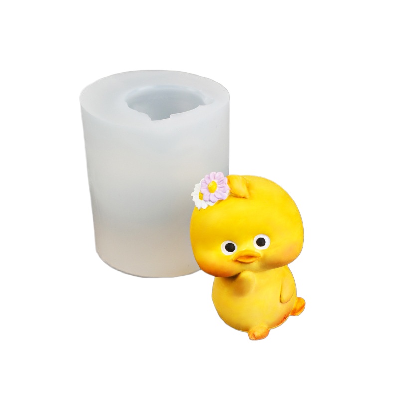3D Smile Duck Silicone Candle  - Soap Making For Beginners ulasan dan harga