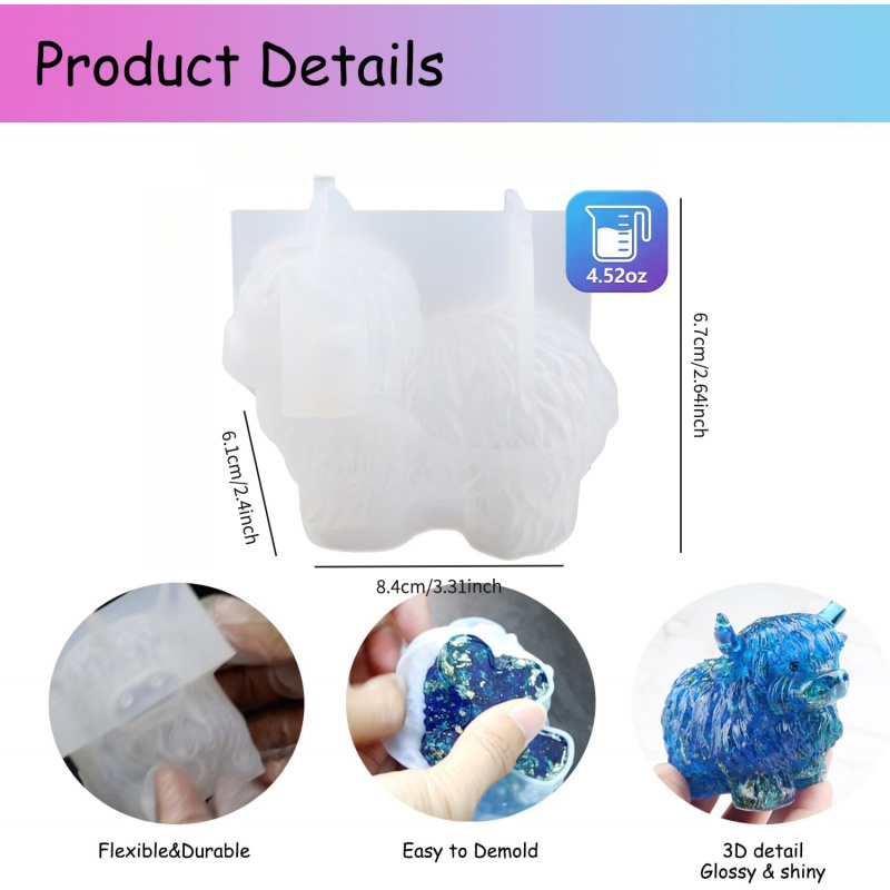 1 Pieces3DSilicone mold in the - Soap Making Gel ulasan dan harga