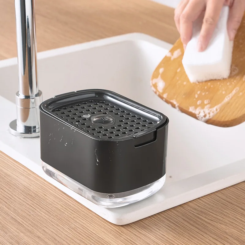 Soap Dispenser With Sponge Hol - Soap Making Tray ulasan dan harga