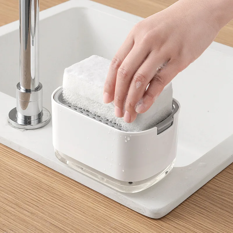 Soap Dispenser With Sponge Hol - Soap Making Tray ulasan dan harga