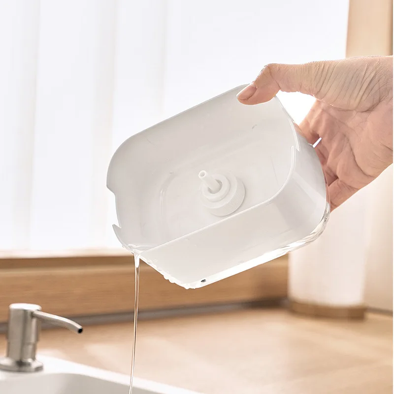 Soap Dispenser With Sponge Hol - Soap Making Tray ulasan dan harga