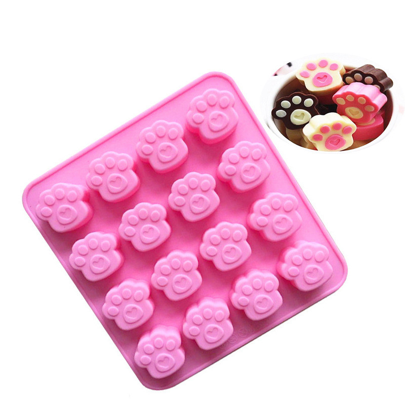 Cat Claw Shape Chocolate Silic - Soap Making Tray ulasan dan harga
