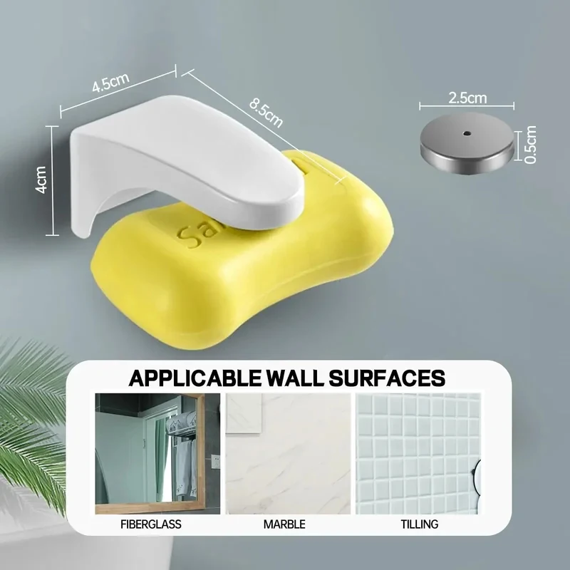 Magnetic Soap Holder Soap Box  - Soap Dish Draining ulasan dan harga