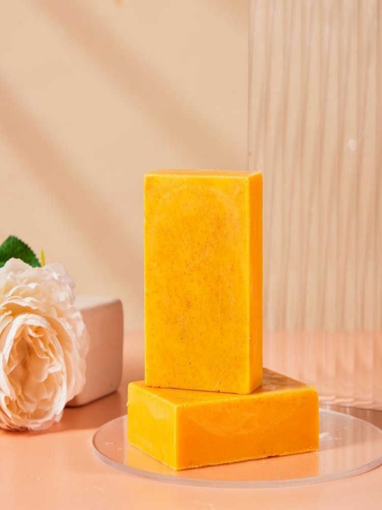 Lemon Turmeric Kojic Soap,Natu - Soap Making Olive Oil ulasan dan harga