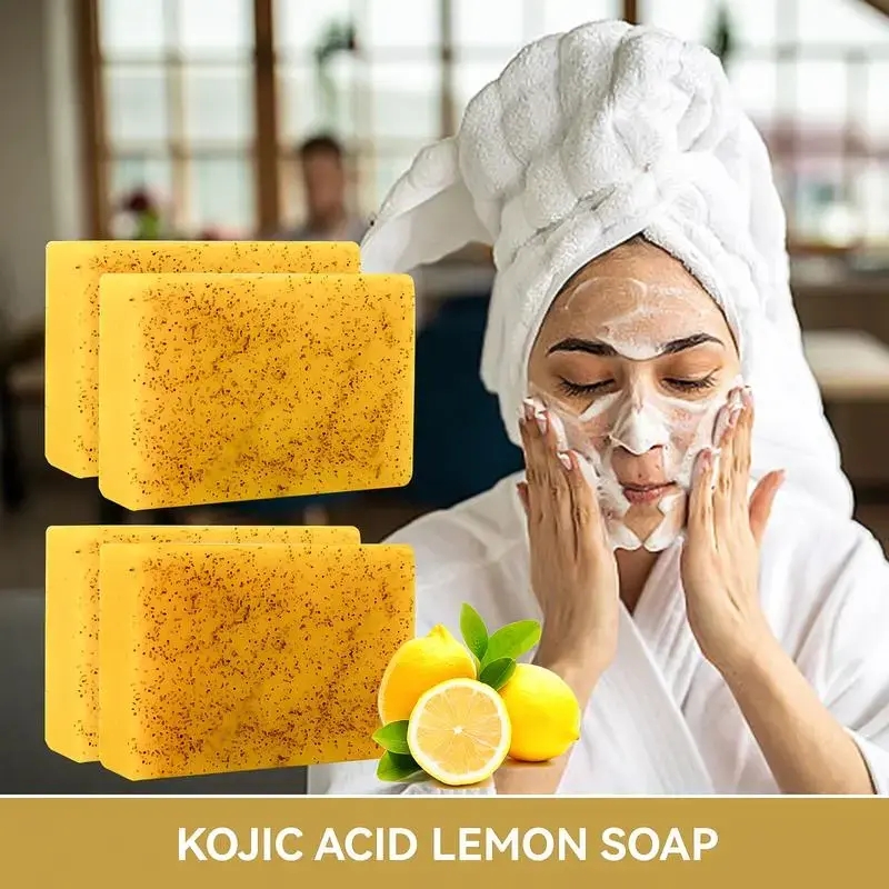 Lemon Turmeric Kojic Soap,Natu - Soap Making Olive Oil ulasan dan harga