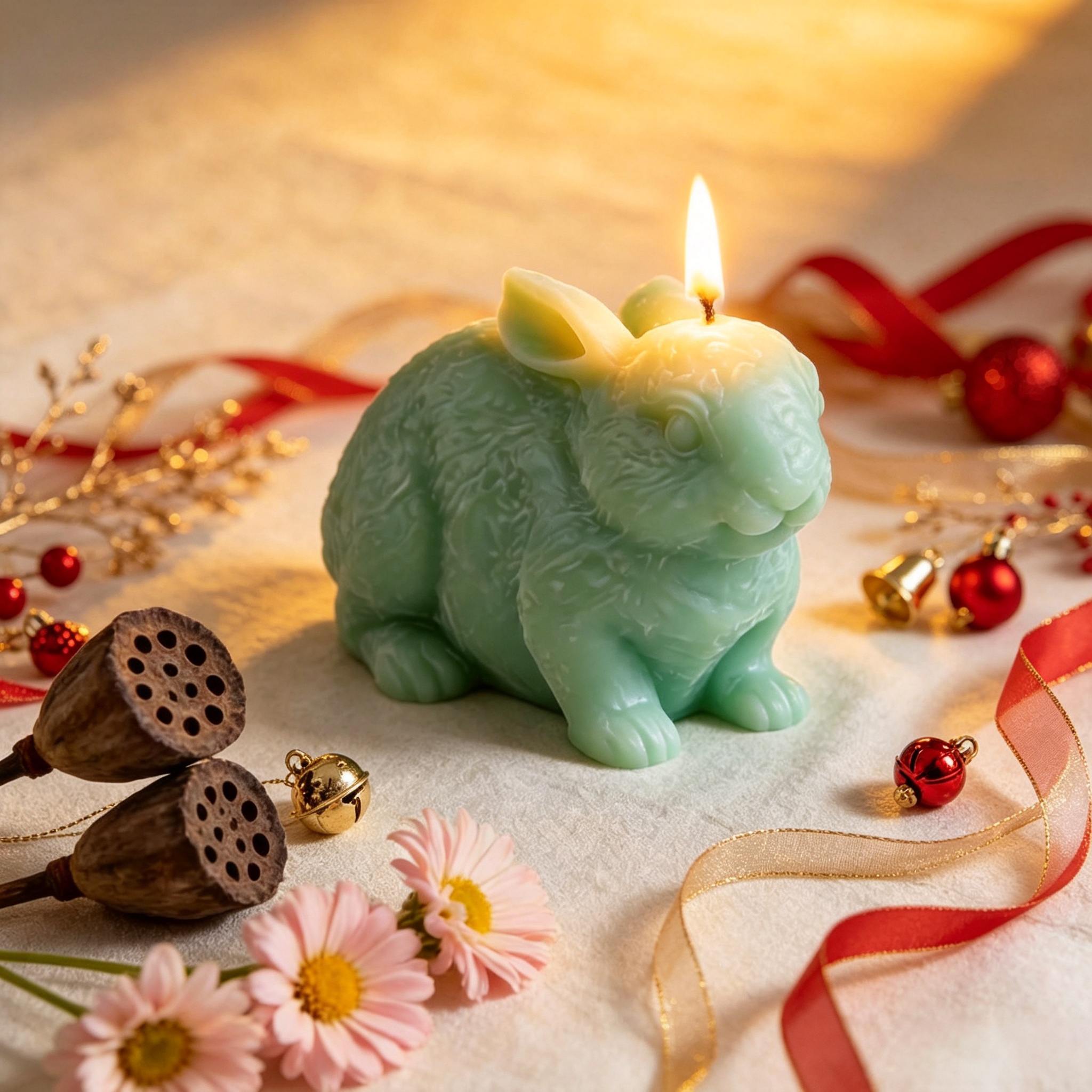 3D Rabbit Silicone Candle Mold - Soap Making Ins ulasan dan harga