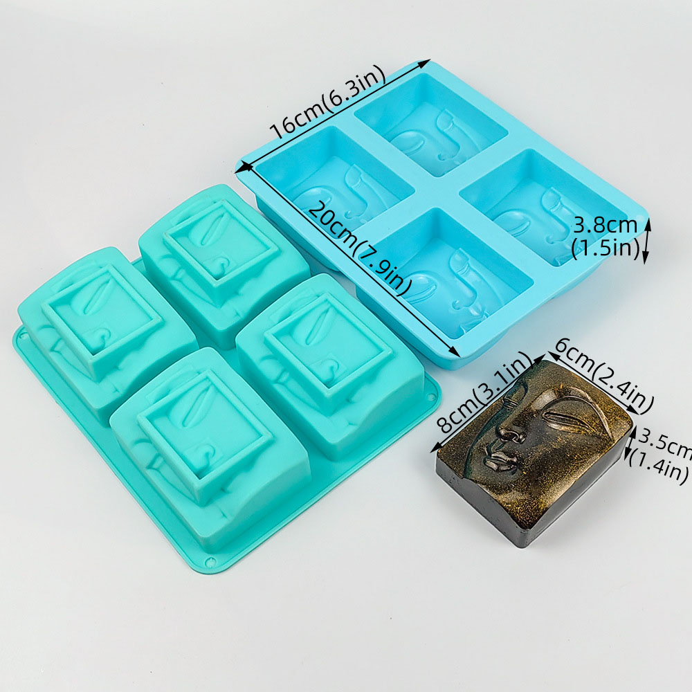 4 Holes Buddha Portrait Soap M - Soap Making Line ulasan dan harga