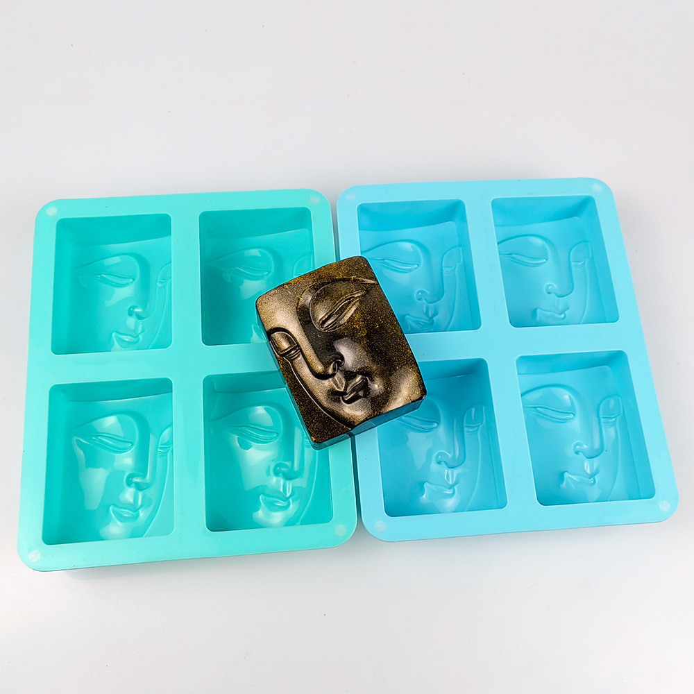 4 Holes Buddha Portrait Soap M - Soap Making Line ulasan dan harga